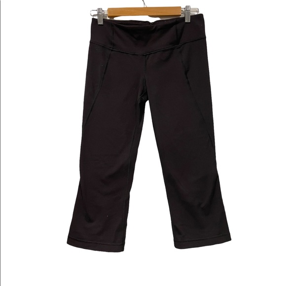 Lululemon Gather and Crow Crop Pants Black 6 - Picture 5 of 8